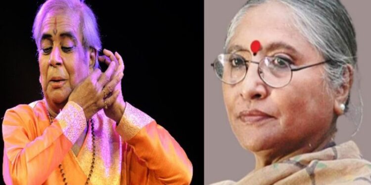 প্রবাদপ্রতিম কত্থক নৃত্যশিল্পী বিরজু মহারাজ ও বিশিষ্ট নাট্যব্যক্তিত্ব শাঁওলি মিত্রের জীবনাবসান