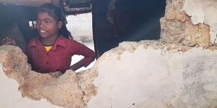 ফের বাঁকুড়ার গ্রামে হাতির হানা,বিধ্বস্ত দুই মাটির বাড়ি