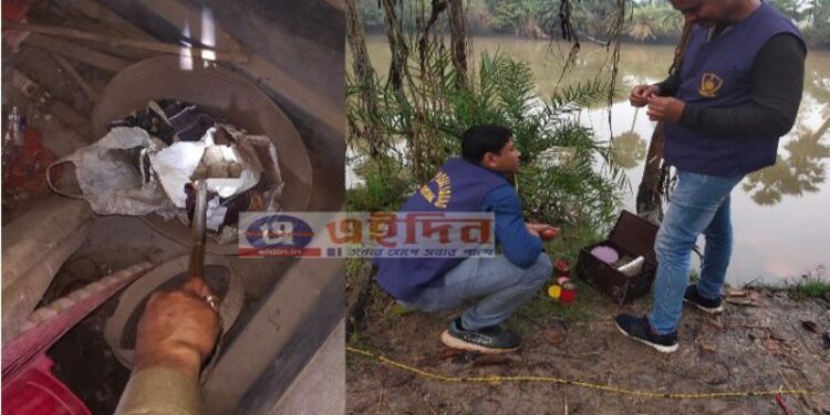 ক্লাবঘরে বোমা বাঁধার সময় বিস্ফোরণ, এক আহতসহ গ্রেফতার ৩,উদ্ধার ১১ তাজা বোমা ও বোমা তৈরির উপকরণ