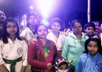 গঙ্গারামপুরে আয়োজিত হল বার্ষিক ক্যারাটে প্রতিযোগিতা