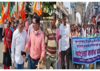 বিজেপির ডাকা বনধের কোনও প্রভাব পড়ল না পূর্ব বর্ধমান জেলায়