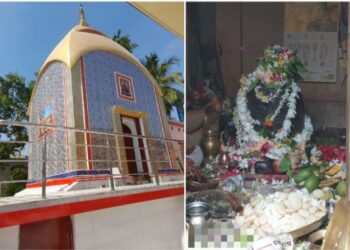 কাটোয়ার পুইনি গ্রামের পাতালেশ্বর মহাদেব ভক্তবাঞ্ছা-কল্পতরু,হাজার হাজার বছর ধরে পূজিত হচ্ছেন এই স্বয়ম্ভু লিঙ্গ,শিবরাত্রির পূজোয় মেতে উঠেছে গোটা এলাকা