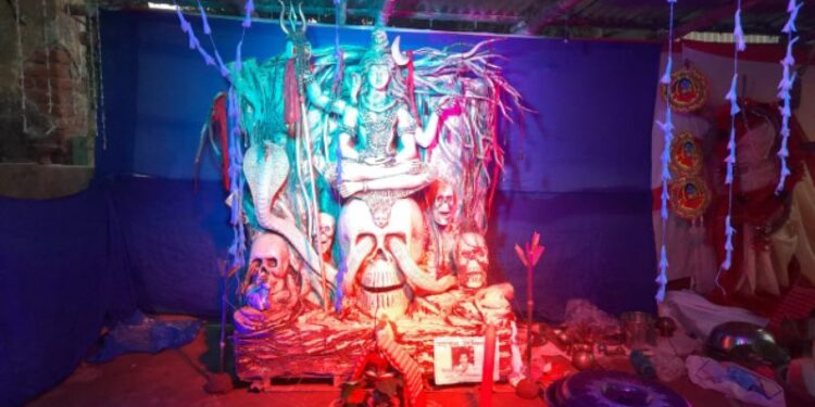 এবার দেবাদিদেব মহাদেবও জায়গা করে নিলেন থিম ভাবনার পুজোয়