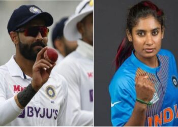 দুই পৃথক রেকর্ড গড়লেন ভারতের দুই ক্রিকেটার রবীন্দ্র জাদেজা ও মিতালি রাজ