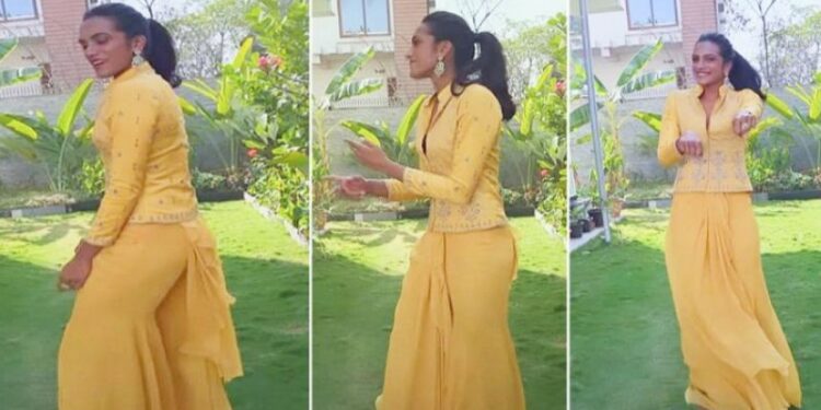 ‘কাঁচা বাদাম’ গানের সঙ্গে ব্যাডমিন্টন তারকা পিভি সিন্ধুর নাচের ভিডিও ভাইর্যাল