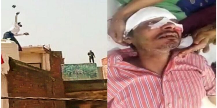 উত্তরপ্রদেশ : হোলির শোভাযাত্রার ডিজে বন্ধ করা নিয়ে অশান্তি, বাড়ির ছাদ থেকে ভিড় লক্ষ্য করে ইঁটবৃষ্টি, জখম ২, গ্রেফতার ৩