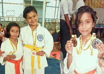 জাতীয় স্তরের ক্যারাটে প্রতিযোগিতায় সাফল্য পেল গঙ্গারামপুরের তিন কন্যা