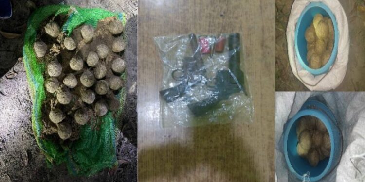 মুখ্যমন্ত্রীর ঘোষণার পর ৮ দিনে পূর্ব বর্ধমানে উদ্ধার ৩৬৮ বোমা, ৪১ টি  আগ্নেয়াস্ত্র