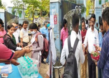 উচ্চমাধ্যমিক পরীক্ষার্থীদের সাহায্যার্থে এগিয়ে এল গলসী ও আউশগ্রামে তৃণমূল কংগ্রেস নেতৃত্ব