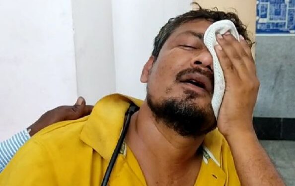 গনেশ পুজোর চাঁদার নামে জুলুমবাজী কালনায়, মারধরে জখম কন্টেনার চালক