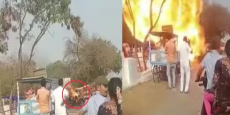 ইলেকট্রিক স্কুটারের পর এবার রয়্যাল এনফিল্ড বাইক, আগুন ধরে জোরালো বিস্ফোরণ