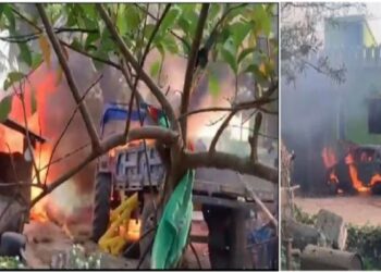 খুনের বদলা নিতে খুনির বাড়িতে আগুন লাগানোর ঘটনায় গ্রেপ্তার ৩৯, গলসির ঘটনার তদন্তে নামলো সিআইডি