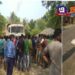 তৃণমূল নেতাদের বিক্রী করা মাটি বোঝাই ওভারলোড ডাম্পারের চাকায় পিষ্ট হয়ে মৃত্যু নিরীহ গ্রামবাসীর, প্রতিবাদে মৃতদেহ আটকে রেখে বিক্ষোভ