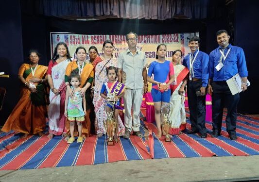 বেলুড়ে অনুষ্ঠিত হলো ৫৩ তম সারা রাজ্য যোগা প্রতিযোগিতা