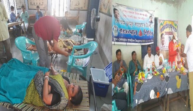 গলসিতে রক্তদান শিবিরের আয়োজন করল রাজ্যের শাসকদল