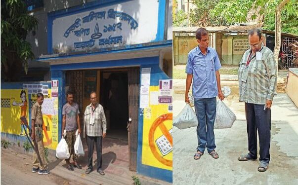 দুর্ঘটনায় আহত হওয়া সত্ত্বেও স্কুলে স্কুলে উচ্চ মাধ্যমিক পরীক্ষার প্রশ্নপত্র পৌঁছে দিলেন কর্তব্যে অবিচল শিক্ষক