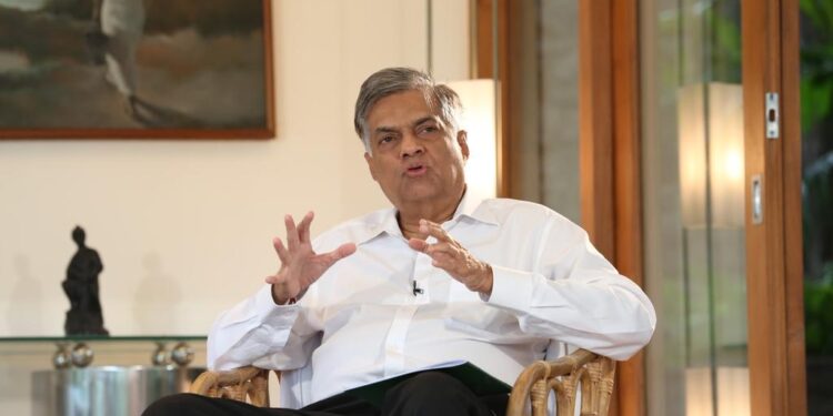 শ্রীলঙ্কার পরবর্তী প্রধানমন্ত্রী রনিল বিক্রমাসিংহে