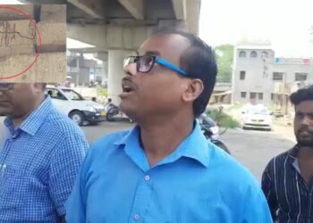 বিষ্ণুপুরে নির্মীয়মান উড়ালপুলে ফাটল ঘিরে বিজেপি-তৃণমূল চাপানউতোর