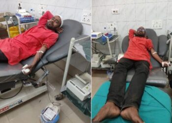 রোজা ভেঙে ক্যান্সার আক্রান্ত হিন্দু বৃদ্ধকে রক্তদান করে প্রাণ বাঁচালেন স্কুল শিক্ষক মিসকিন