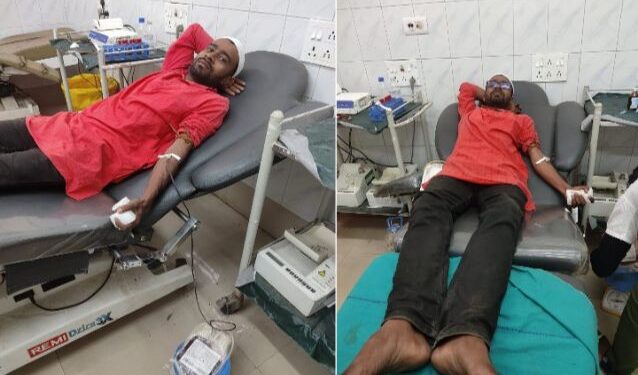 রোজা ভেঙে ক্যান্সার আক্রান্ত হিন্দু বৃদ্ধকে রক্তদান করে প্রাণ বাঁচালেন স্কুল শিক্ষক মিসকিন