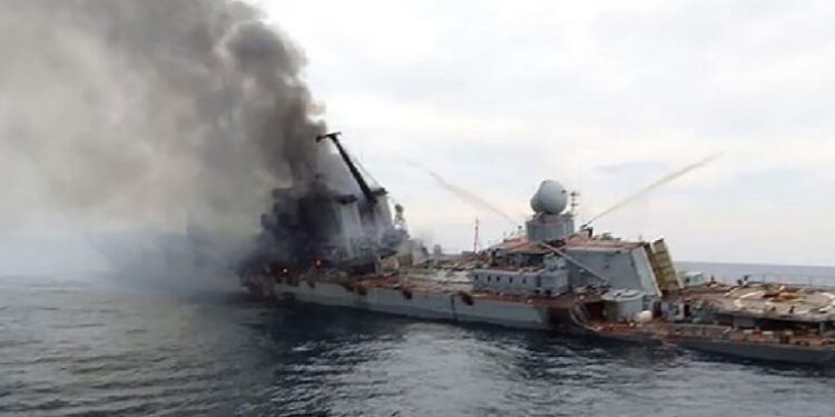 রুশ রণতরী ‘মস্কোভা’ ধ্বংশেও আমেরিকার হাত