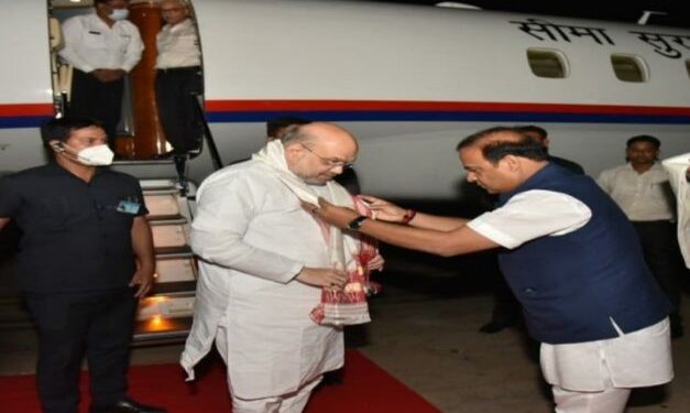 দু’দিনের সফরে আসাম গেলেন কেন্দ্রীয় স্বরাষ্ট্রমন্ত্রী অমিত শাহ, রয়েছে একগুচ্ছ কর্মসূচি