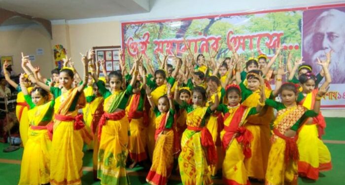 বিধান শিশু উদ্যানে পালিত হলো রবীন্দ্র জয়ন্তী