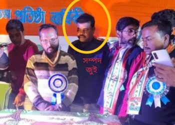 দাগী দুস্কৃতির সঙ্গে তৃণমূল বিধায়ক ও তৃণমূল নেতার ছবি, প্রতিবাদে স্বোচ্চার সিপিএম ও বিজেপি