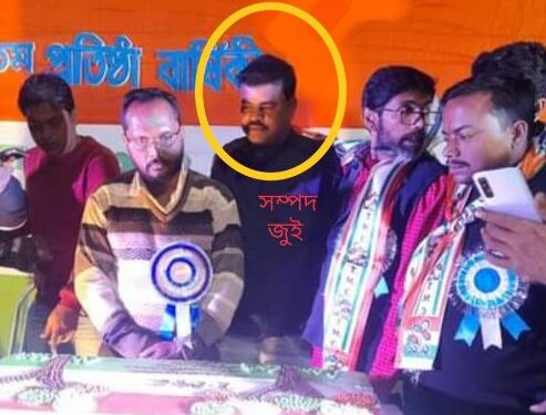 দাগী দুস্কৃতির সঙ্গে তৃণমূল বিধায়ক ও তৃণমূল নেতার ছবি, প্রতিবাদে স্বোচ্চার সিপিএম ও বিজেপি