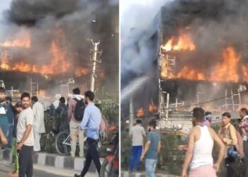 দিল্লির বহুতলে অগ্নিকাণ্ডে ২৭ জনের মৃত্যু, আহত ১২, নিখোঁজ ২৫, গ্রেফতার ২