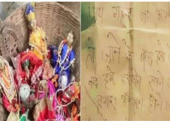 ‘রাতে ভয়ঙ্কর স্বপ্ন দেখছি,ঘুমতে পারছি না,তাই মূর্তি ফেরত দিয়ে গেলাম’ : চিঠি লিখে পুরোহিতের বাড়িতে চুরি করা মূর্তি রেখে গেল চোরের দল
