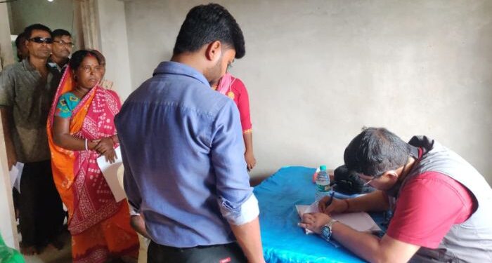 ভাতারে প্রস্তাবিত অনাথ আশ্রমে বিনামূল্যে স্বাস্থ্য পরীক্ষা শিবির