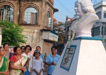 কাটোয়ার জাগরী সাংস্কৃতিক গোষ্ঠীর উদ্যোগে কবি নজরুল ইসলামের জন্মদিবস উদযাপন