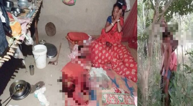 স্ত্রীকে কুড়ুল দিয়ে নৃশংসভাবে কুপিয়ে খুন করে গলায় ফাঁস দিয়ে আত্মঘাতী স্বামী