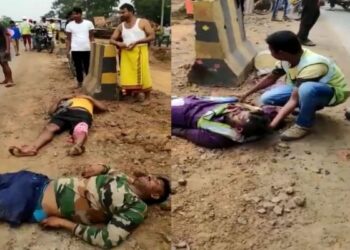 পানাগড়ে জাতীয় সড়ক দুর্ঘটনায় মৃত ১, আহত ২