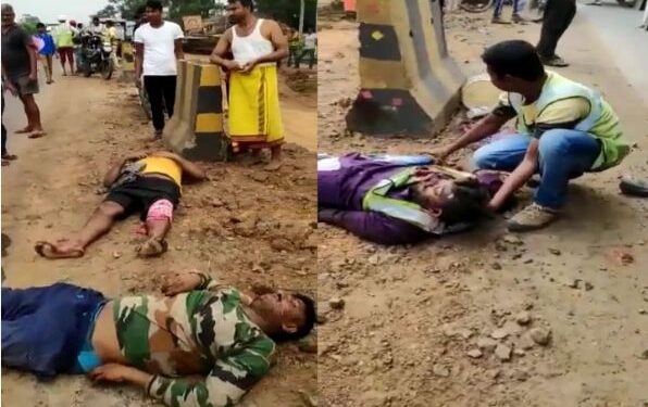 পানাগড়ে জাতীয় সড়ক দুর্ঘটনায় মৃত ১, আহত ২