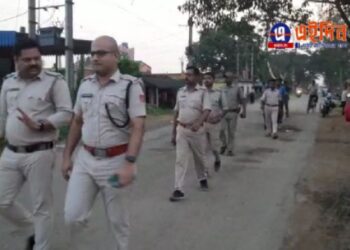 নবান্নের নির্দেশ পেয়েই অশান্তির ঘটনা রুখতে পথে নামলো পূর্ব বর্ধমান জেলা পুলিশ