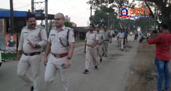 নবান্নের নির্দেশ পেয়েই অশান্তির ঘটনা রুখতে পথে নামলো পূর্ব বর্ধমান জেলা পুলিশ