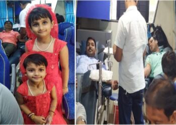 মেয়ের জন্মদিনে রক্তদান শিবিরের আয়োজন করলেন গুসকরার বাসিন্দা