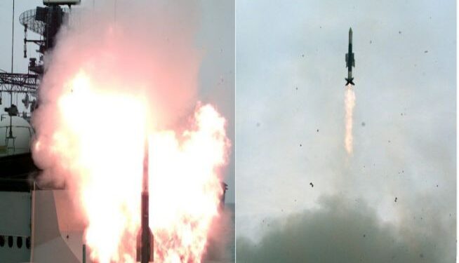 ভারতীয় নৌবাহিনীর জন্য স্বল্প পাল্লার সারফেস টু এয়ার মিসাইলের সফল উৎক্ষেপণ করল ডিআরডিও