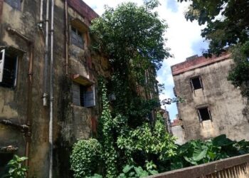 সংস্কারের অভাবে বিপজ্জনক অবস্থায় রয়েছে ভাতারের হাউসিং কমপ্লেক্স, আতঙ্কে পালাচ্ছেন আবাসিকরা