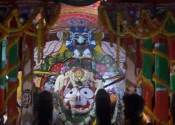 উল্টোরথের শোভাযাত্রা ঘিরে মেতে উঠল বেলঘড়িয়ার রথতলা