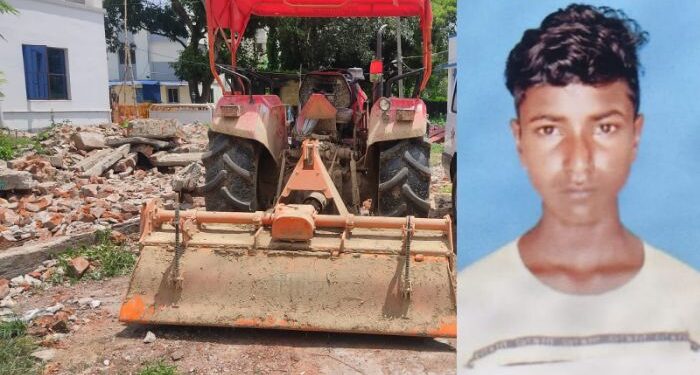 জমিতে চাষ দেওয়ার সময় ট্রাক্টরের ফালে জড়িয়ে গিয়েছিল কিশোর, ভয়ঙ্কর পরিণতিতে শিহরিত এলাকাবাসী