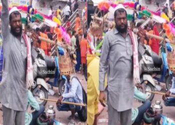 যাবতীয় বাধা কাটিয়ে ৫ বছর ধরে শ্রাবণ মাসে নিষ্ঠার সঙ্গে মহাদেবের জলাভিষেক করেন বাবু খান