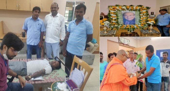 স্বর্গীয় সমাজসেবীর জন্মদিনে স্বেচ্ছায় রক্তদান শিবিরের আয়োজন করা হল দেওয়ানদীঘিতে