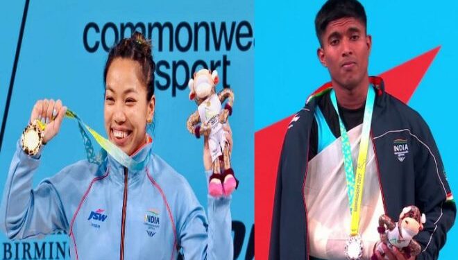 কমনওয়েলথ গেমস  : ভারোত্তোলনে সোনা পেলেন মীরাবাই চানু, রুপো এনে দিলেন সংকেত সারগর