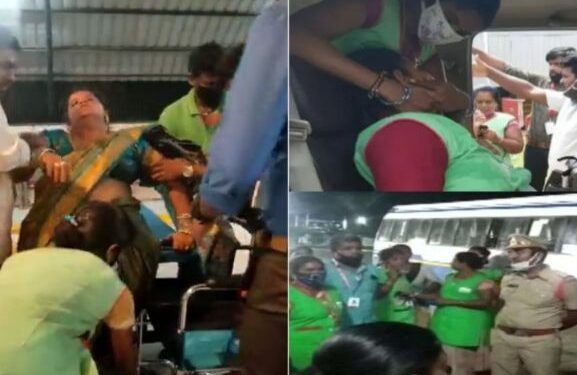 অন্ধ্রপ্রদেশে পোশাক প্রস্তুতকারী সংস্থায় রাসায়নিক গ্যাস লিক করে অসুস্থ ১২১ মহিলা কর্মী