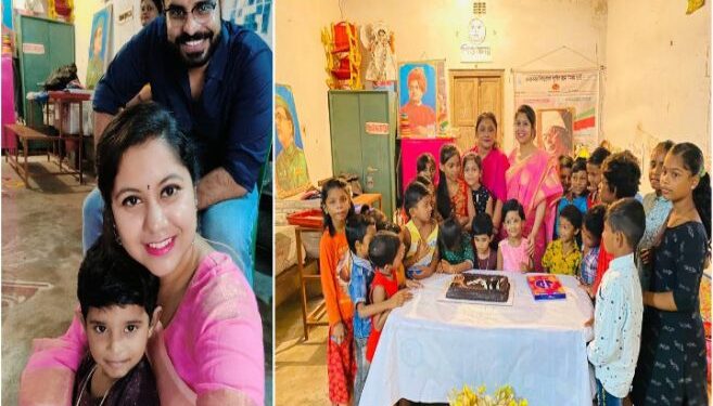 দমদমের ‘আদরবাসা’র দুঃস্থ শিশুদের সঙ্গে নিজের জন্মদিন পালন করলেন সরকারি আধিকারিক