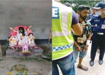 আদিবাসী বৃদ্ধ খুন,মন্দিরে ভাঙচুর, ৮ হিন্দু বাড়িতে লুটপাট-অগ্নিসংযোগ, সংখ্যালঘুদের বধ্যভূমি হয়ে গেছে বাংলাদেশ