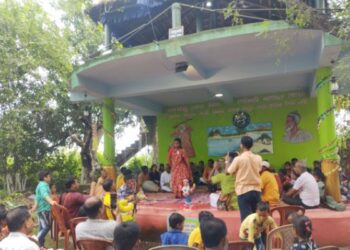 গোঁসাই বাগানে অনুষ্ঠিত হলো ভাদু উৎসব